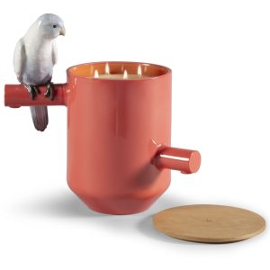 Lladró candle Parrots Scented Treasure Red