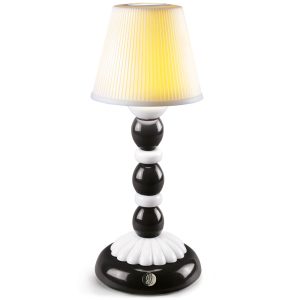 Lladró table lamp Palm Firefly black-white